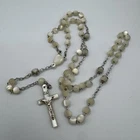 Antique Rosary circa 1900 - Silver And Mother of Pearl