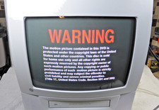 General Electric 13TVR72 13  CRT TV VCR Combo Retro Gaming - READ DESC