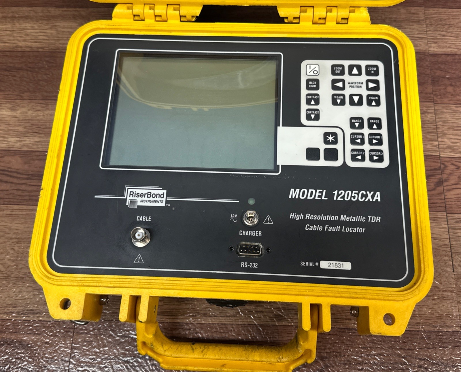 Riser Bond 1205CXA High Resolution Metallic TDR Cable Fault Locator