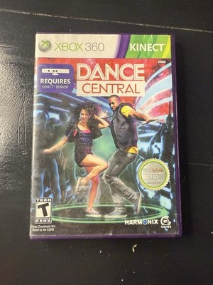 XBOX 360 Kinect Dance Central Video Game Microsoft Harmonix Complete