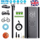 9000mAh Car Tyre Inflator Cordless Digital Rechargeable Tire Air Compressor Pump