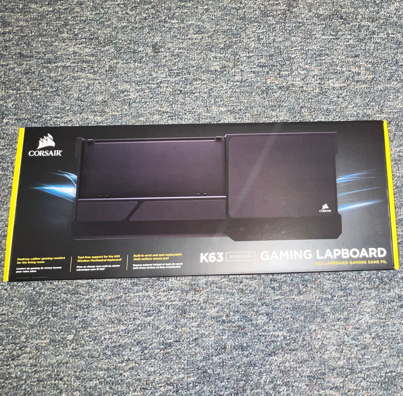 Corsair K63 Wireless Gaming Lapboard ONLY. BRAND NEW. Unopened. Lapboard ONLY.
