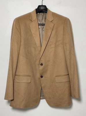 BROOKS BROTHERS men s Vintage 100%camel Hair Blazer Made W. Tollegno 1900 Fabric