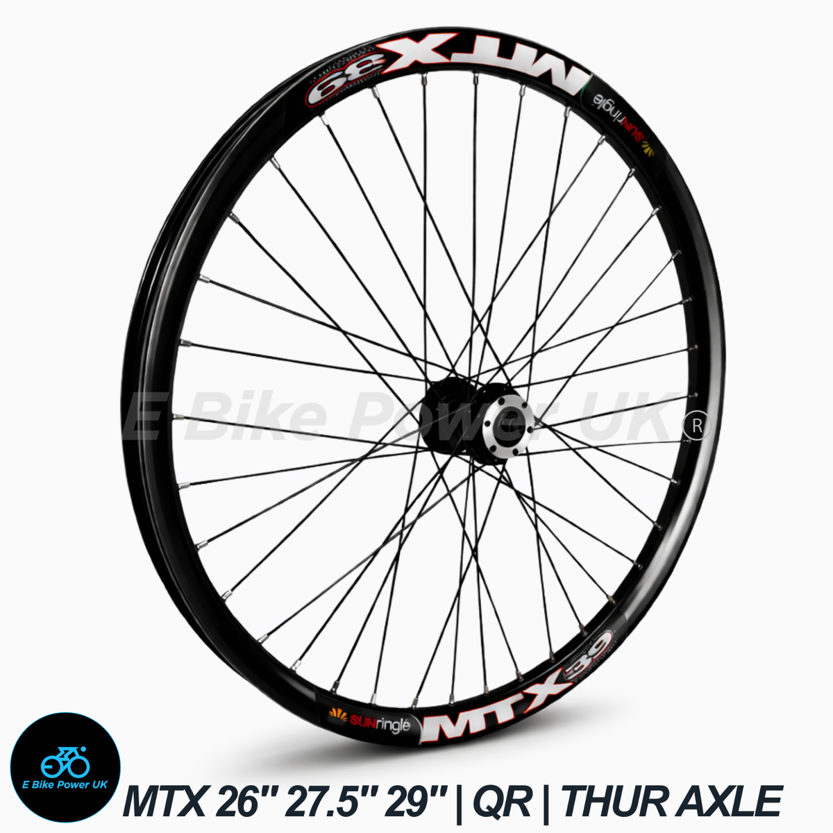 L*b様 26インチ 電動自転車用 リアホイール モーター付 MTX39 MTX 39 Front Wheel Bike 20