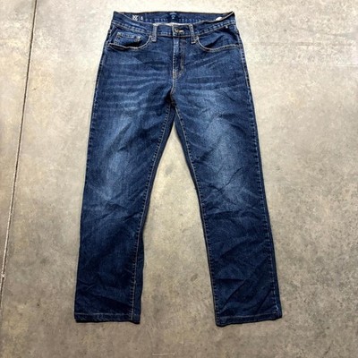 Nautica Men's Jeans 38x31 Dark Blue Denim Straight Fit Classic