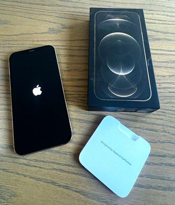 Apple iPhone 12 Pro MAX 256 GB Gold Ohne Simlock iOS mit OVP (schwarze Box)
