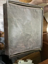 Vtg Reed & Barton Kenized Sterling Silverware Flatware Zippered Case Storage Box