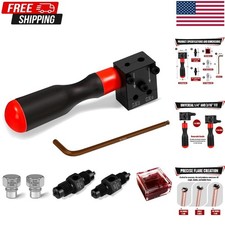 Brake Line Flaring Tool Kit 7-Piece for 1/4", 3/16" SAE Double & Bubble Flare...