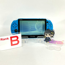 Sony PS Vita PCH-2000 Aqua Blue Console Only B Rank Region Free 1Day Ship 036