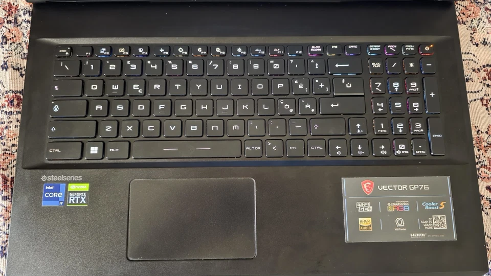 Notebook Gaming MSI Vector GP76 - Immagine 3 di 4