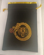  56 Dnd Dice. 7 sets, with Drawstring Pouch 6 X 9                            #45