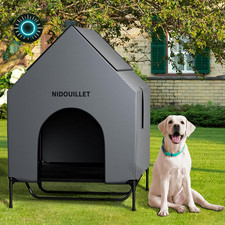 48" Dog House for Outdoor Indoor X-Large Dog Houses Weatherproof 600D PVC wi...