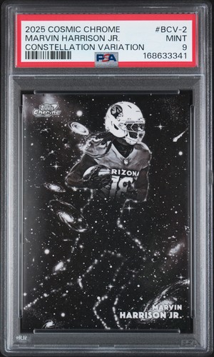 2025 TOPPS COSMIC CHROME CONSTELLATION VARIATION MARVIN HARRISON JR. PSA 9