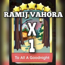 1 x To All a Goodnight  - Golden sticker - set 22 (⭐⭐⭐⭐⭐) (Golden Blitz )