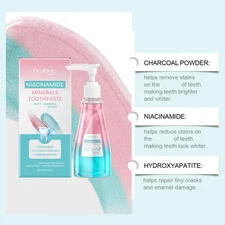 Niacinamide Toothpaste Effectively Whitens Teeth & Teet Remove D9Y9 Stains O3U1