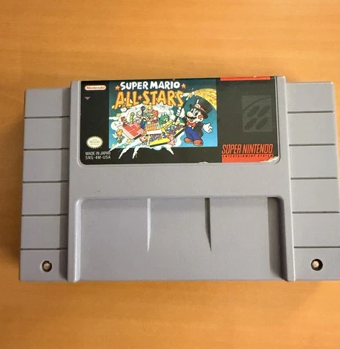 Super Mario All-Stars (SNES) Authentic Cartridge • Tested • Very Good