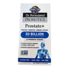 2x Garden of Life Dr. Formulated Probiotics Prostate  50B 60 Caps 09/26 