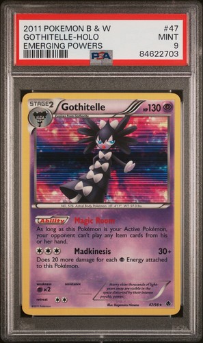 Gothitelle graded PSA 9 for sale on eBay