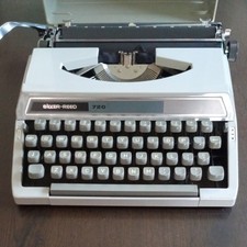 Silver-Reed 720 Typewriter Color White VIntage Used From Japan thumbnail