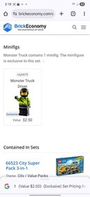 LEGO City: Monster Truck Transporter (60027) & Monster Truck 60055 100% Complete