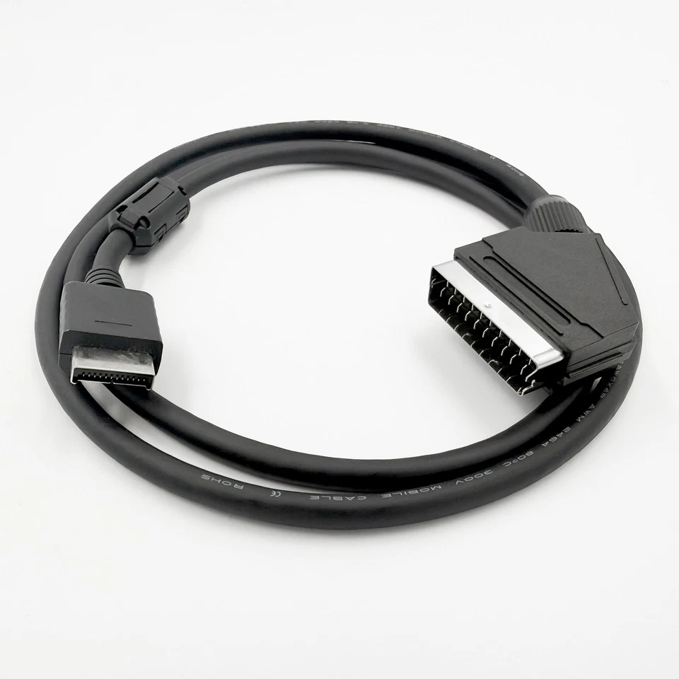 BITFUNX RGB Scart-Kabel f. PlayStation 1 2 PS1 /PS2 HQ 240p kein HDMI