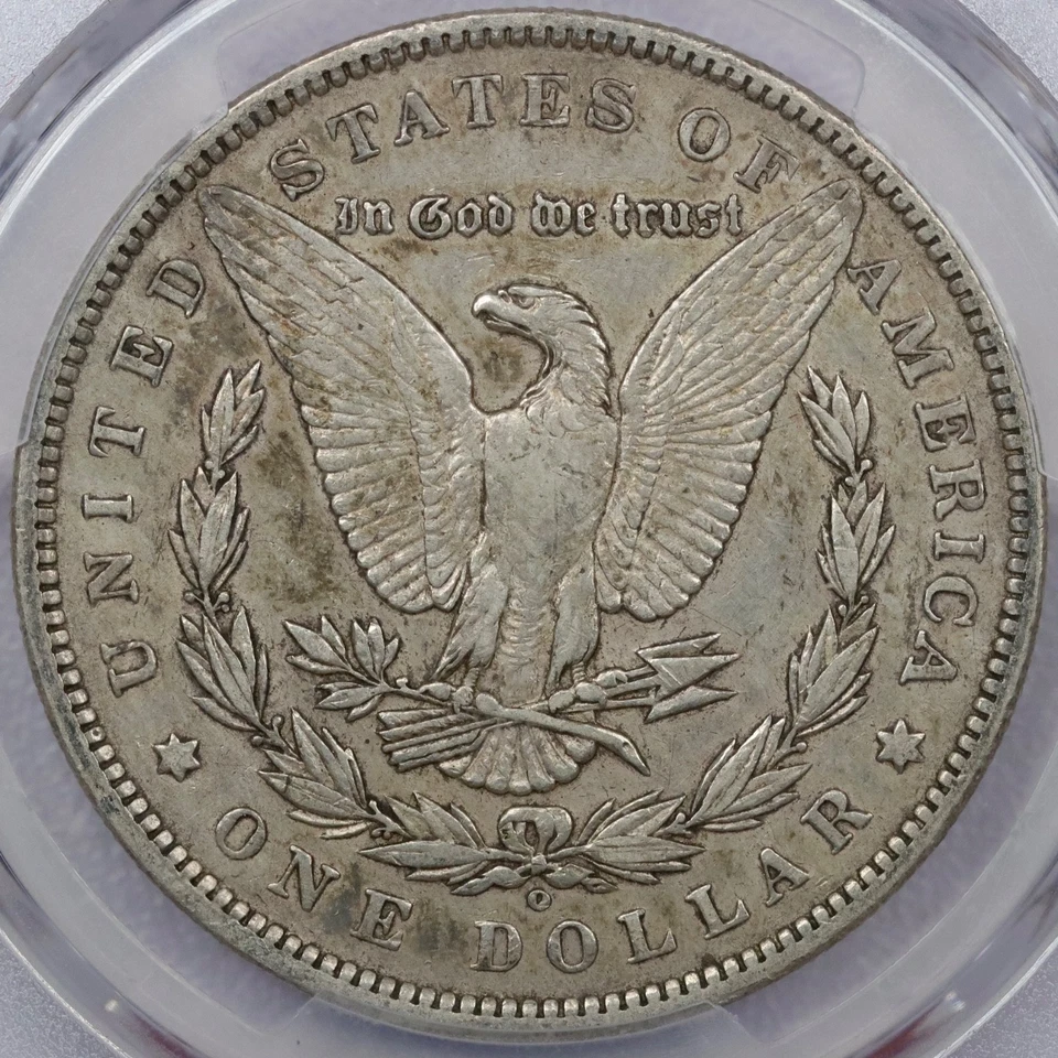 Dólar de plata Micro O Morgan 1899-O - PCGS AU 53 Foto 2 de 4