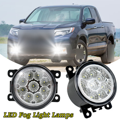 For Honda Ridgeline 2017-20 Clear Lens Pair Front Bumper Fog Light Lamps