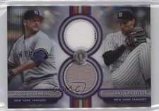 2024 Tribute Dual Relics Players Purple 37/50 Roger Clemens Andy Pettitte v9t