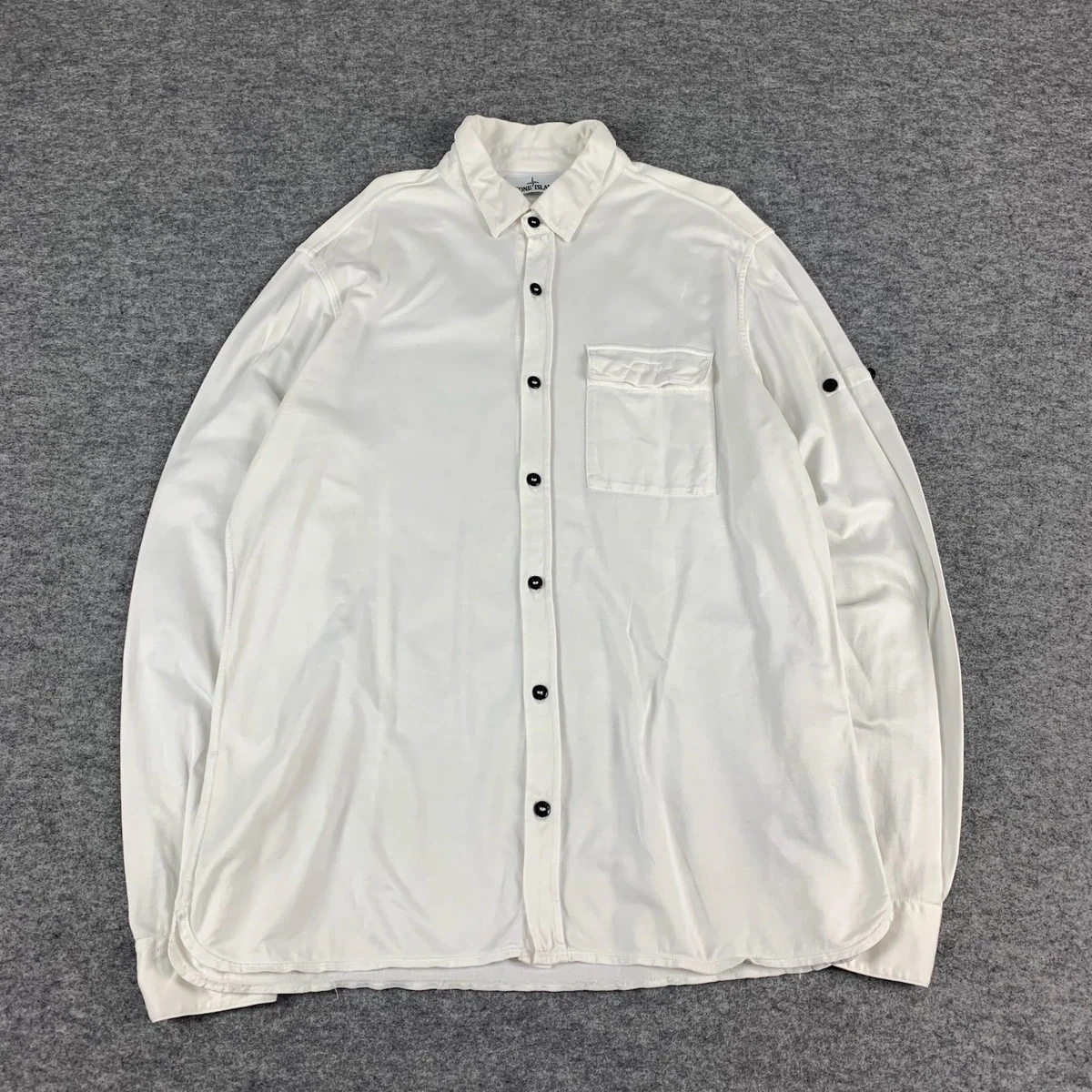 Stone Island White Shirts for Men for sale | eBay