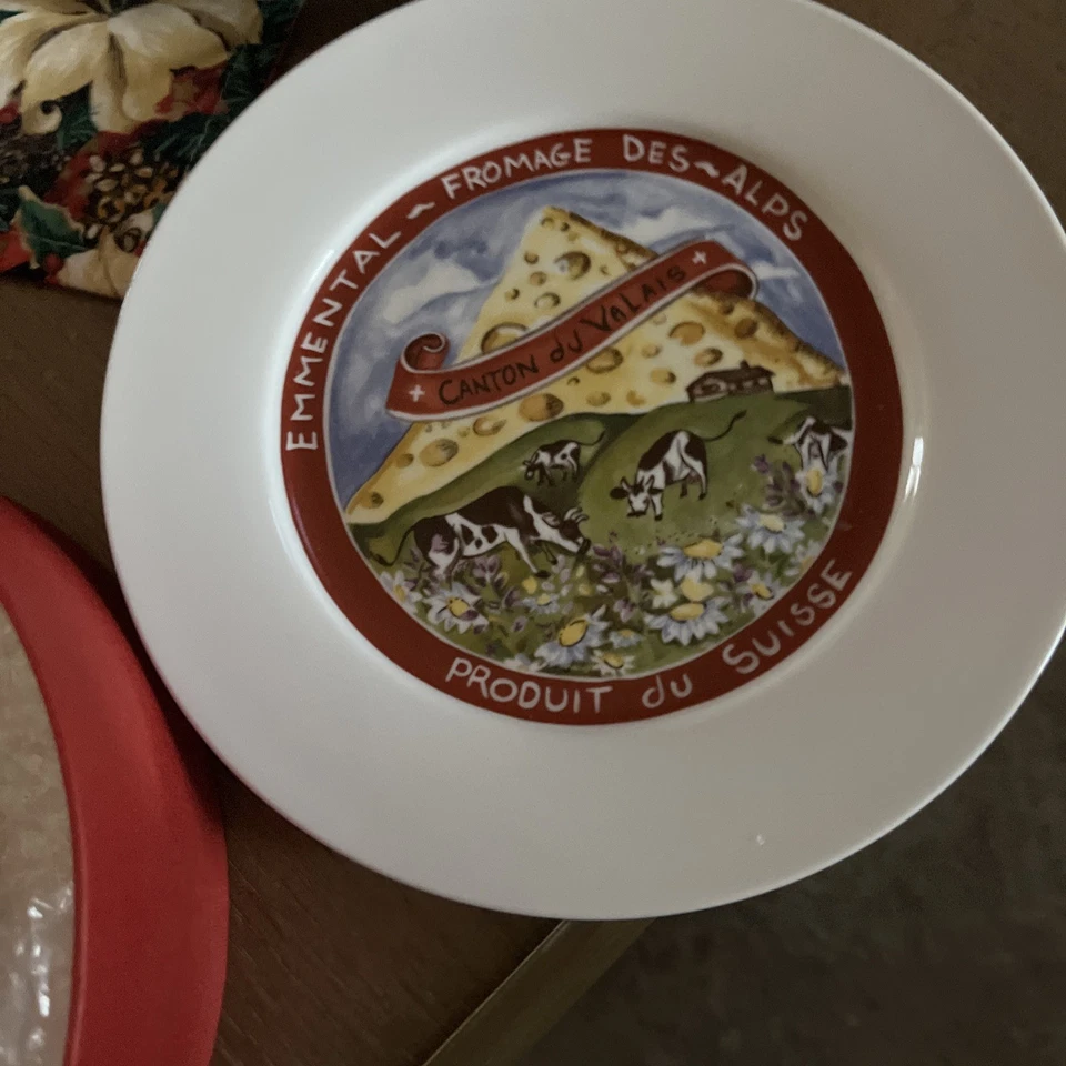 Nuevo Juego de 4 Platos de Queso Clásicos Restauración Hardware con Caja Original Foto 4 de 4