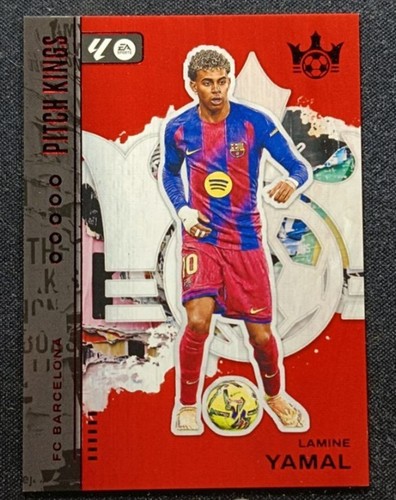 Lamine Yamal 2025-26 Panini Pitch Kings La Liga Red Base /199 #2