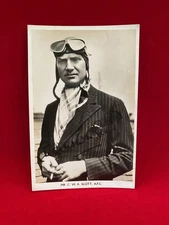 C W A Scott Pilot De Havilland Comet DH 88 MacRobertson Air Race Winner Postcard