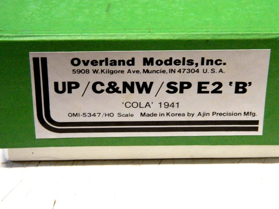HO,new, OMI #5347,COLA/SF E-2 B unit,pwd,new in box,RARE, std DC,never unwrapped - Image 2 of 4