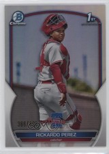 2023 Bowman Chrome Prospects Refractor 366/499 Rickardo Perez #BCP-27 0p8x