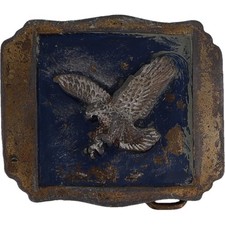 Eagle Flight American Patriotic Nature Wildlife Western 70s Vintage Belt Buckle