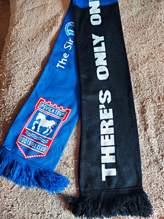 ITFC Ipswich Town Bobby Robson Memorial Scarf Sir Bobby Robson
