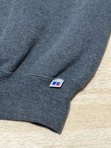 Sudadera Atlética Russell De Colección Cuello Redondo Para Hombre Talla XXL Gris Oscuro Hecha en EE. UU. 90s - Imagen 3 de 5