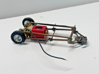 1960s Hand Built Slot Car Chassis w/ Maruchi Motor USA Parts