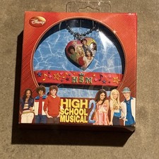 High School Musical 2 Necklace Disney Heart Pendant Bracelet New Sealed Y2K