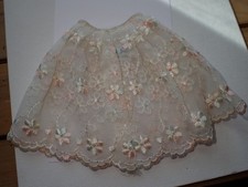 Vintage Barbie Doll Floral Petticoat Under Skirt