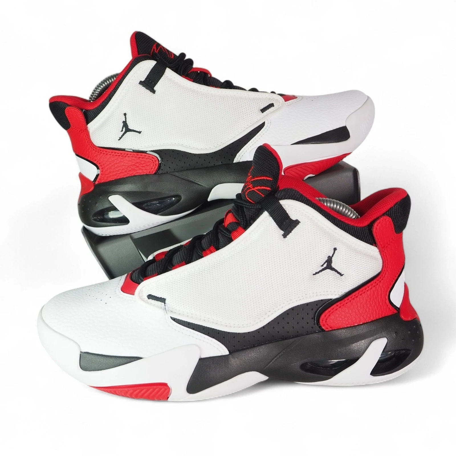 Jordan Max Aura 4 GS 'White Black University Red' DQ8404 106 Youth 7 Donna 8 5