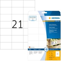 Herma Etiketten A4 Extrem Stark Haftend Matt Weiß 70X42,3 Mm 525 StüCk