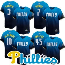 Phillies Men's 2024 Blue City Connect Stitched Jersey