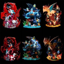 Statua personaggio mostro cartone animato Charmander Squirtle Salamence modello bambola giocattoli regalo
