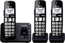 Panasonic KX-TGE823EB Digital Cordless Phone About 40 minutes Answering Machine