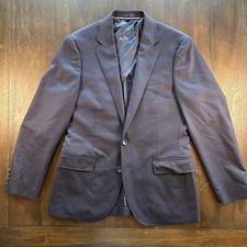 J.Crew Ludlow Blazer Jacket Mens 38S Flannel Wool Vitale Barberis Canonico Blue