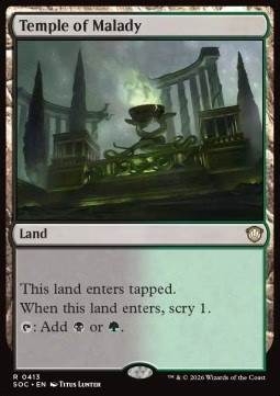 Magic/MTG Tempel des Siechtums SOC-413 Rare Deutsch Neu