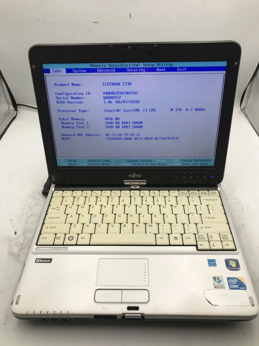 Fujitsu Intel Core i5 1st Gen. 4 GB RAM PC Laptops & Netbooks for