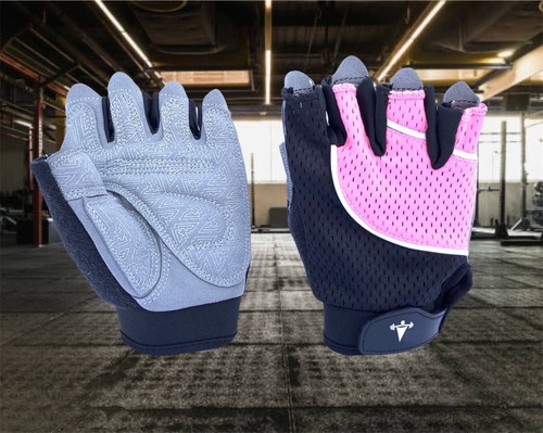 Workout Mesh Gloves Weight Lifting WOD Gym Crossfit Training Exercise Men Women - Picture 7 of 45