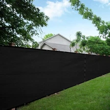 50' Privacy Fence Screen Windscreen Heavy Duty Fencing Mesh Shade Cover Garden